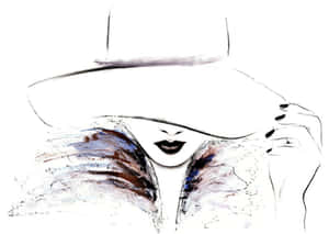 Fancy Hat For Girls Wallpaper