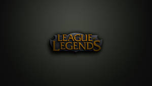 Fantastic League Of Legends Logo Wallpaper