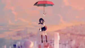 Fantasy Umbrella Flight.jpg Wallpaper
