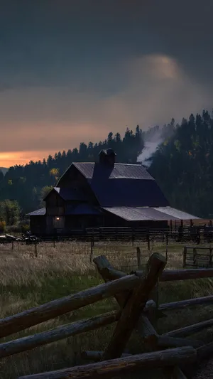 Far Cry 5 Farm House Night Iphone Wallpaper