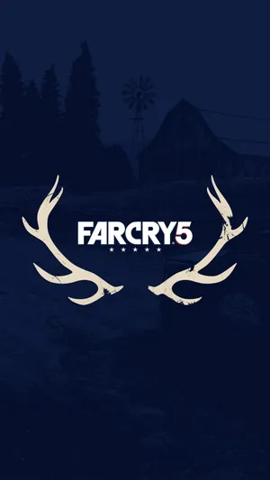Far Cry Five Logo Antlers Wallpaper
