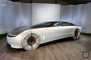 Fascinating L100 Concept Lincoln Car Wallpaper