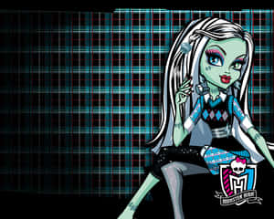 Fashionista Frankie Stein Comes To Life In This Monster High Wallpaper Wallpaper