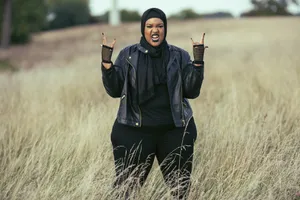 Fat Black Woman Rebel Wallpaper