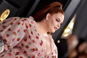 Fat Person Tess Holliday Strawberry Dress Wallpaper