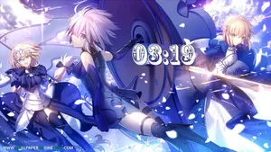 Fate Grand Order Artoria Jeanne And Mash Wallpaper