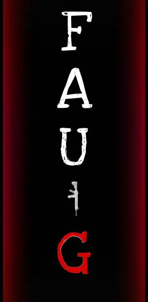 Fau-g Red And Black Wallpaper