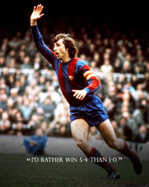 Fc Barcelona Johan Cruyff Quote Wallpaper