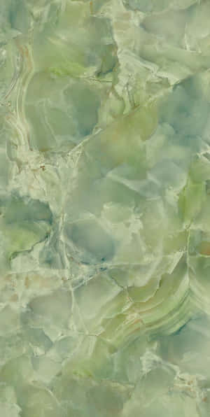 Feel A Sense Of Renewal With This Calming Yet Modern Mint Green Marble Wallpaper