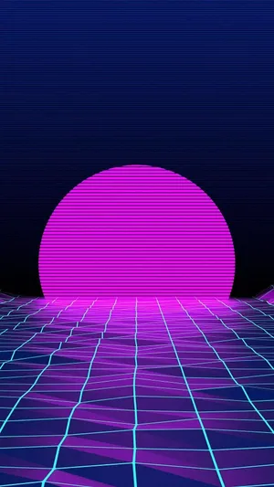 Feel The Groove Of Aesthetic Vaporwave Wallpaper
