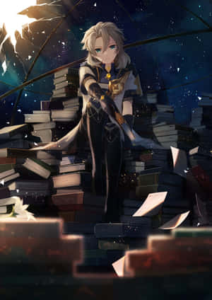 Feel The Mysterious Powers Of Albedo, Genshin Impact's Chief Alchemist. Wallpaper