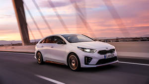 Feel The Power Of Kia's New Proceed Gt Wallpaper