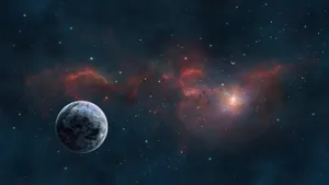 Feel The Power Of The Universe With This Captivating Outer Space Scene. Wallpaper