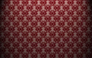 Feel The Vintage Vibe With This Classic Red Pattern Wallpaper