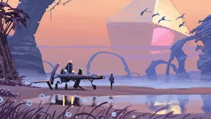 Feel Transported To The 90s With This Anime Aesthetic Desktop Wallpaper