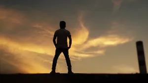 Feeling Alone At Sunset Wallpaper