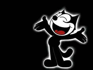 Felix The Cat Glowing Wallpaper