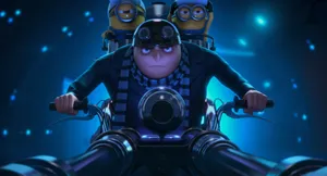 Felonious Gru Driving Motorcycle Despicable Me 3 Wallpaper