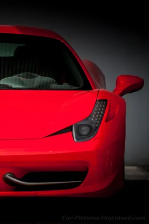 Ferrari Cropped Photo Iphone X Wallpaper