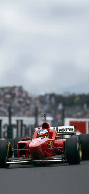 Ferrari F1 Racing Action Wallpaper