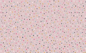 Festive Confetti Pastel Desktop Wallpaper