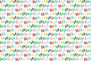 Festive Fa La La La La Lyrics Typography Wallpaper