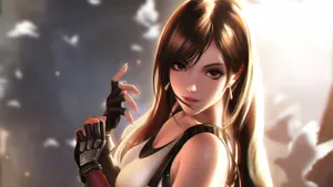 Ff7 Tifa Light Wallpaper