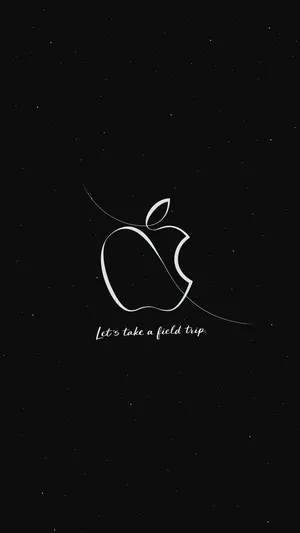 Field Trip Quote Apple Logo Iphone Wallpaper