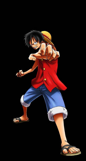 Fierce Monkey D Luffy Wallpaper