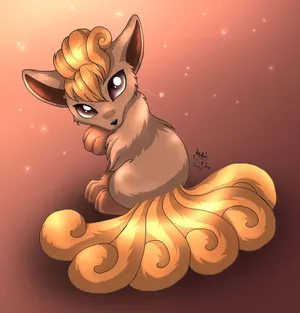 Fierce Vulpix Wallpaper