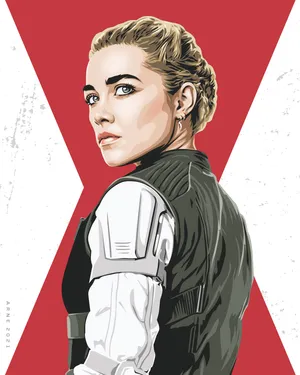 Fierce Yelena Belova Digital Art Wallpaper