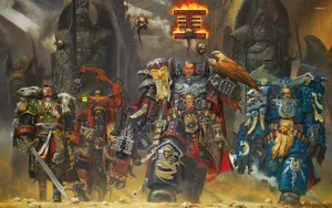 Fight For Victory In The Epic Fantasy War Of Warhammer 4k Wallpaper