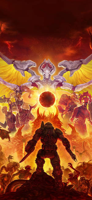 Fight The Demons In Doom Eternal Wallpaper