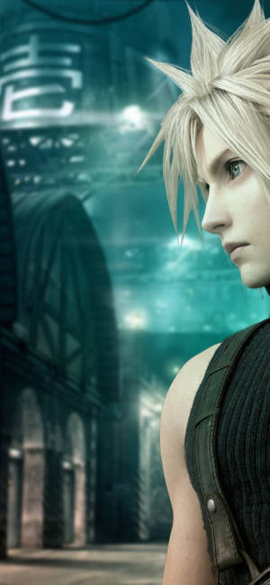 Final Fantasy 7 Cloud Side Profile Wallpaper