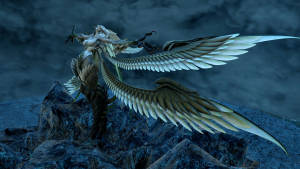 Final Fantasy Garuda Being Summoned Wallpaper