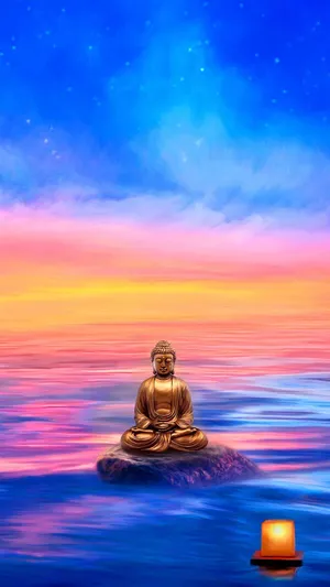 Find Space For Peace In Your Life With Meditation Iphone Wallpaper