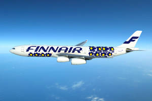 Finnair F Logo Wallpaper