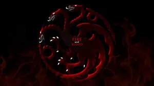 Fire And Blood Red House Targaryen Wallpaper