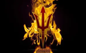Fire Devil's Fork Arizona State University Wallpaper