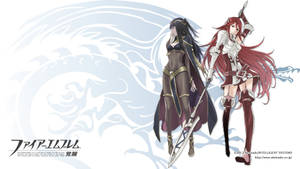 Fire Emblem's Cordelia And Tharja Team Up Wallpaper