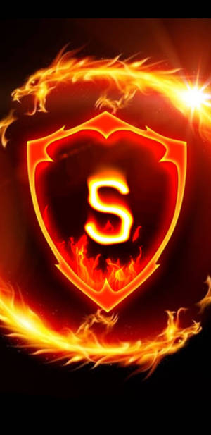 Fire Shield S Alphabet Wallpaper