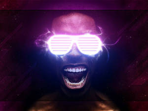 Fired-up Party Goer Wallpaper