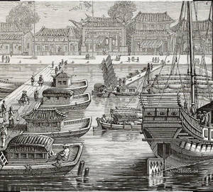 Fishermans Wharf Bw Sketch Wallpaper