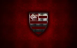 Flamengo Fc Diamond Metal Plate Wallpaper
