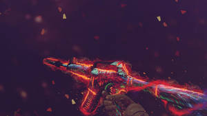 Flaming Weapon In Cs Go Wallpaper