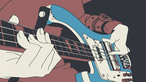 Flcl Guitar Strings Wallpaper