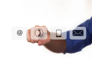 Floating Contact Us Logos Wallpaper