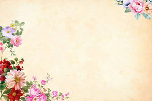 Floral Background Design Wallpaper