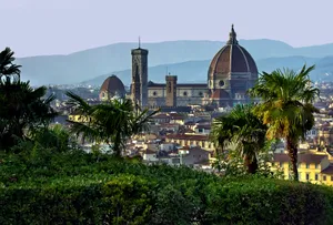 Florence Cathedral Far View Italy Wallpaper