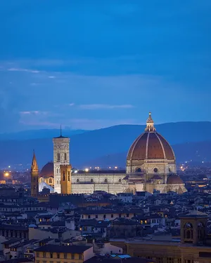 Florence Cathedral Stunning View Italy Wallpaper